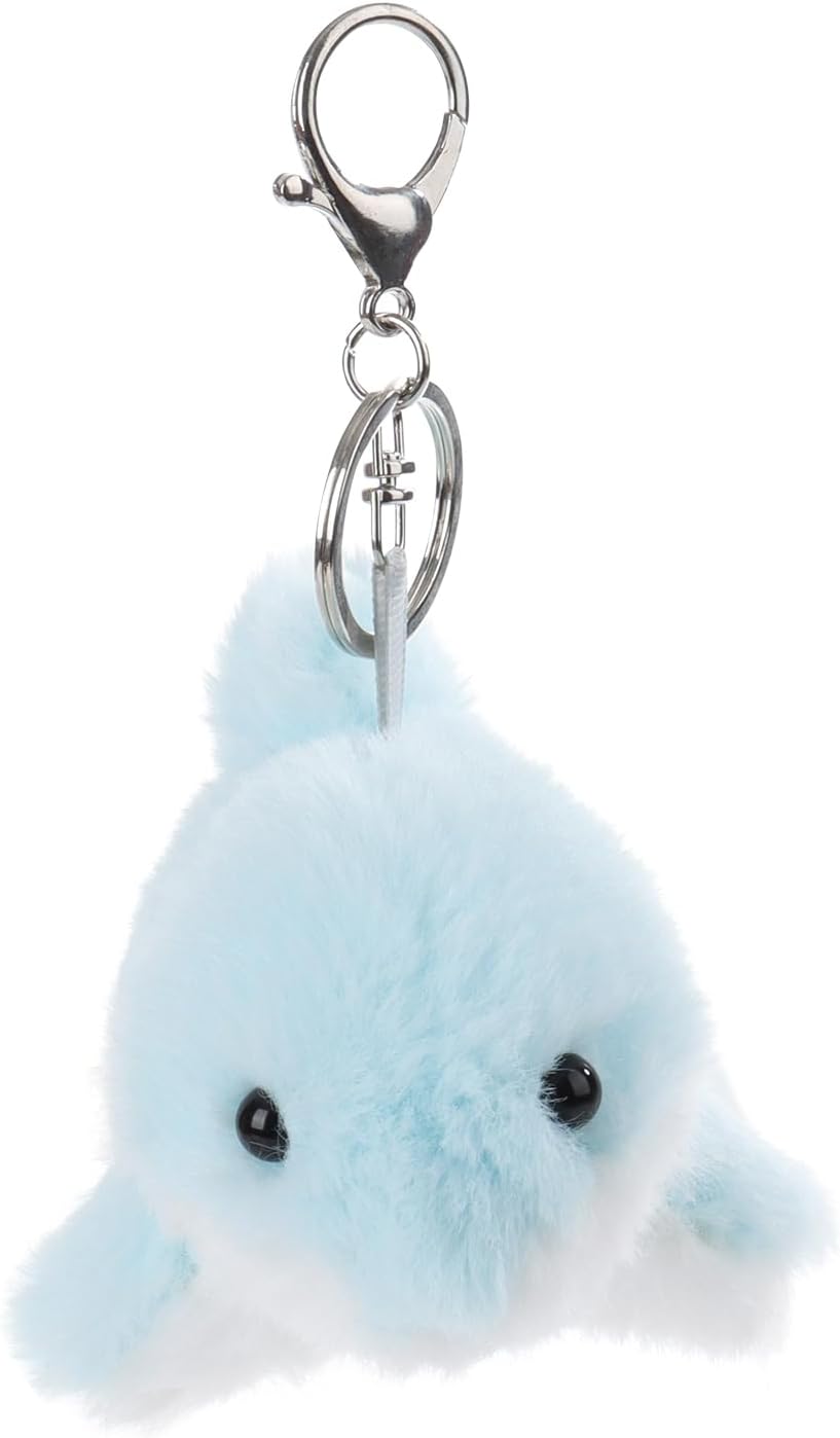 Apricot Lamb Cute Toys – Llavero suave de delfín de peluche para bolsa de niños, bolso, mochila y bolso (6 pulgadas)