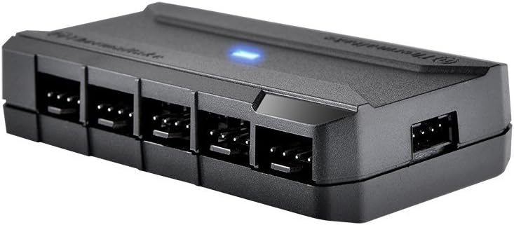 Thermaltake 212159 Accesorio Ac-023-an1nan-a1 Comandante Fp 10 Puerto Hub Para Pwm Fans Retail