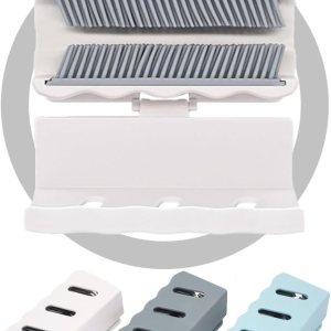 Pared de recogedor de pelo de ducha, recolector de pelo de silicona reutilizable con gancho de lufa jabonera, colector de pelo montado en la pared Pared de recogedor de pelo de ducha, recolector de pelo de silicona reutilizable con gancho de lufa jabonera, colector de pelo montado en la pared