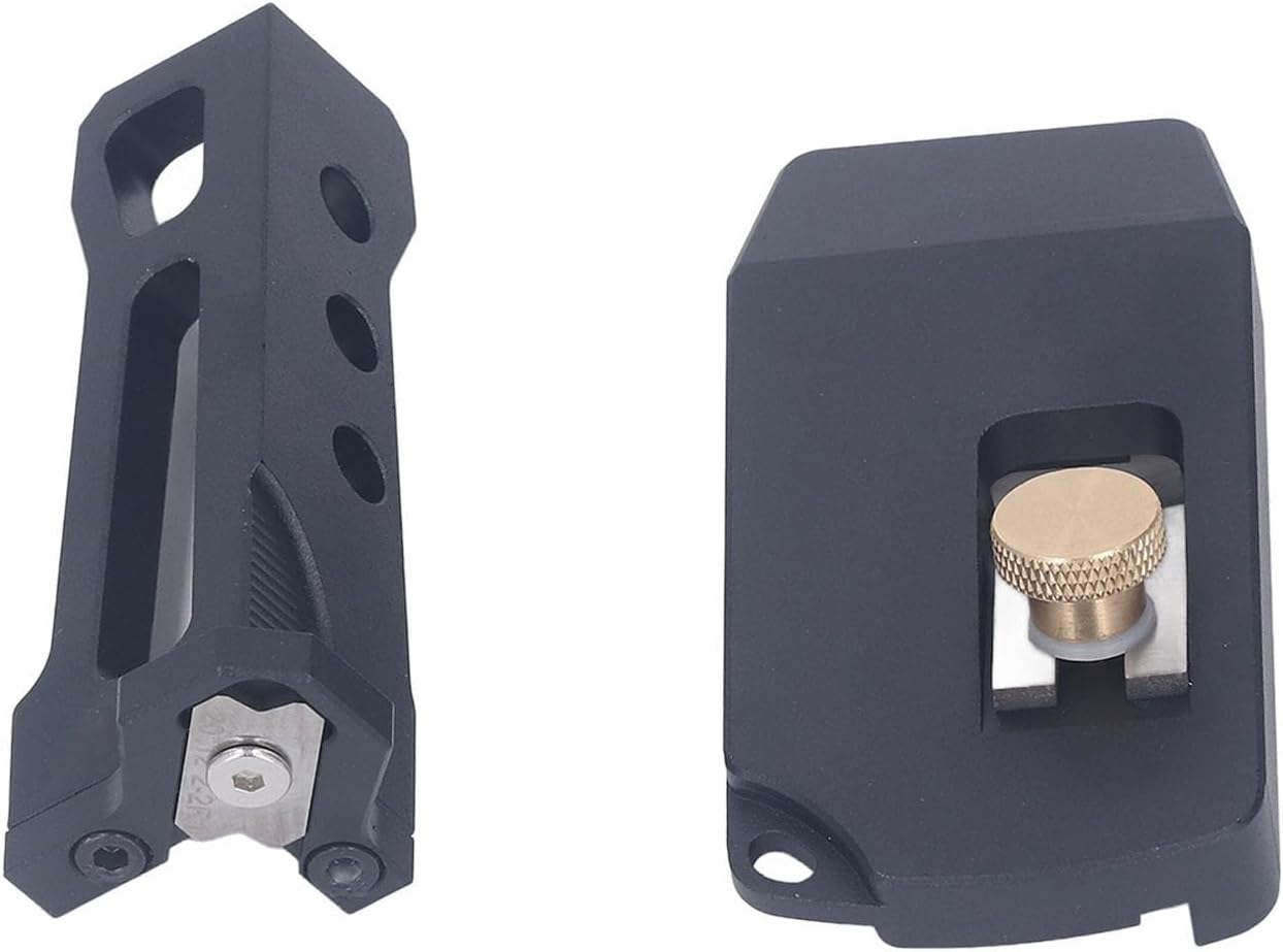 Fydun 2 unids chaflán plano de aleación de aluminio recortadora de borde esquina bandas de borde rápido chaflán herramienta raspador perfecto para