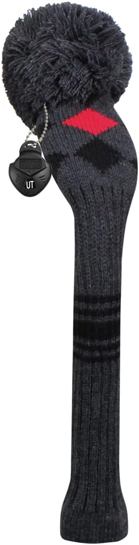 Scott Edward 1PCS Hybrid Head Cover Knit, for Fairway Wood Hybrid, with Rotating Number Tags