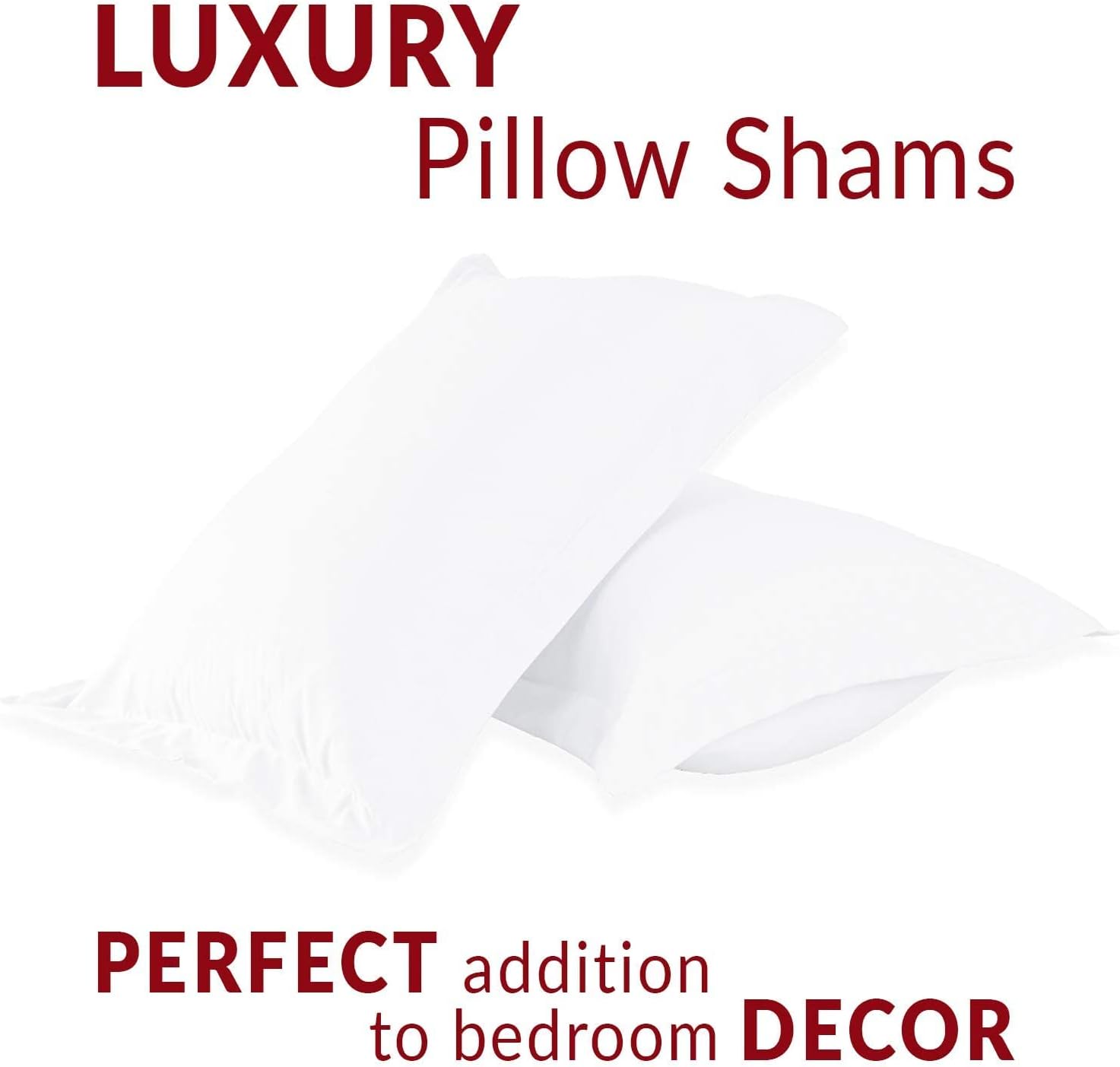 Mellanni El paquete incluye 2 fundas de almohada + 2 fundas de almohada. El paquete incluye fundas de almohada de tamaño estándar, juego de 2 y 2