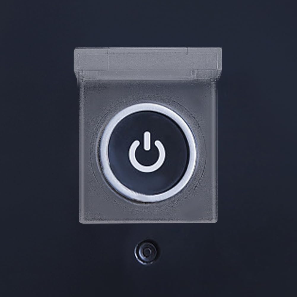 stallry Cubierta de interruptor de almohadilla de luz, cubierta de botón de encendido, cubierta protectora de botón táctil para mesa ligera,