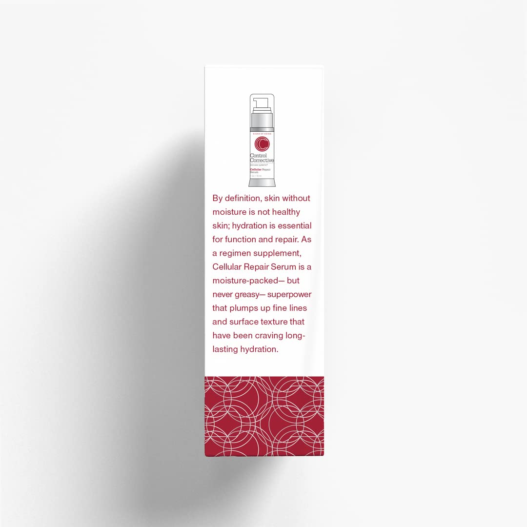 CONTROL CORRECTIVE – Suero de reparación celular, 1 onza, un suero ligero de ácido hialurónico con ingredientes botánicos para restaurar la