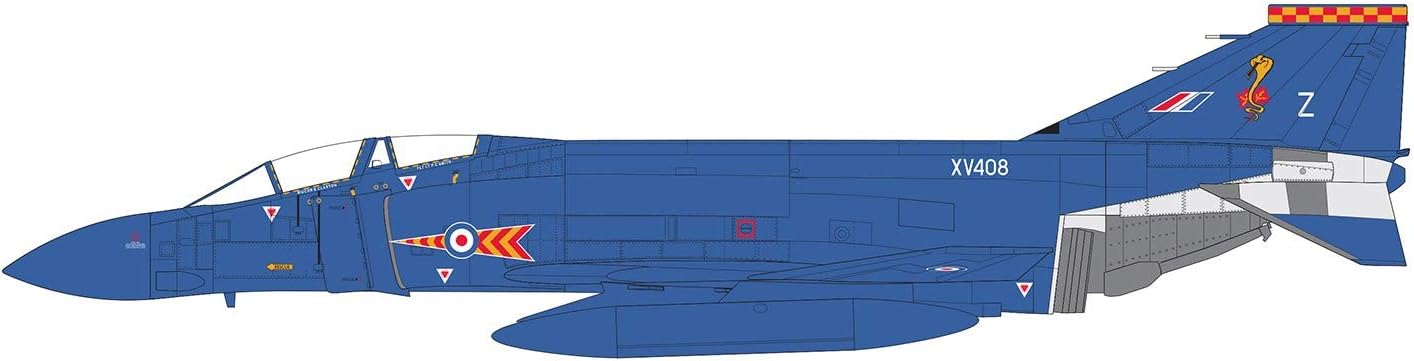 Airfix Mcdonnell Douglas Phantom FGR.2 172 – Kit de modelo de plástico para aviones militares A06017, pequeño