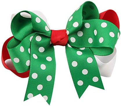 Himine 9pcs Halloween Navidad dibujos animados bowknot horquilla accesorios para niñas