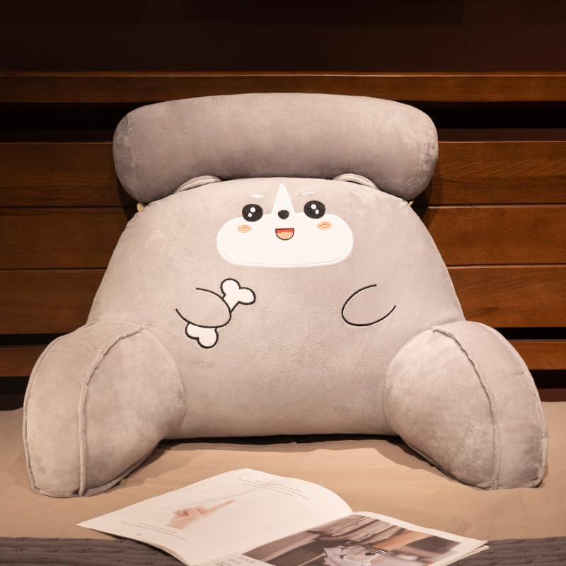 ZIKGER Almohada de lectura para el suelo, colchón de cama, soporte de cuña, cojín de espalda lumbar para descanso, almohadas de respaldo, cabecero,