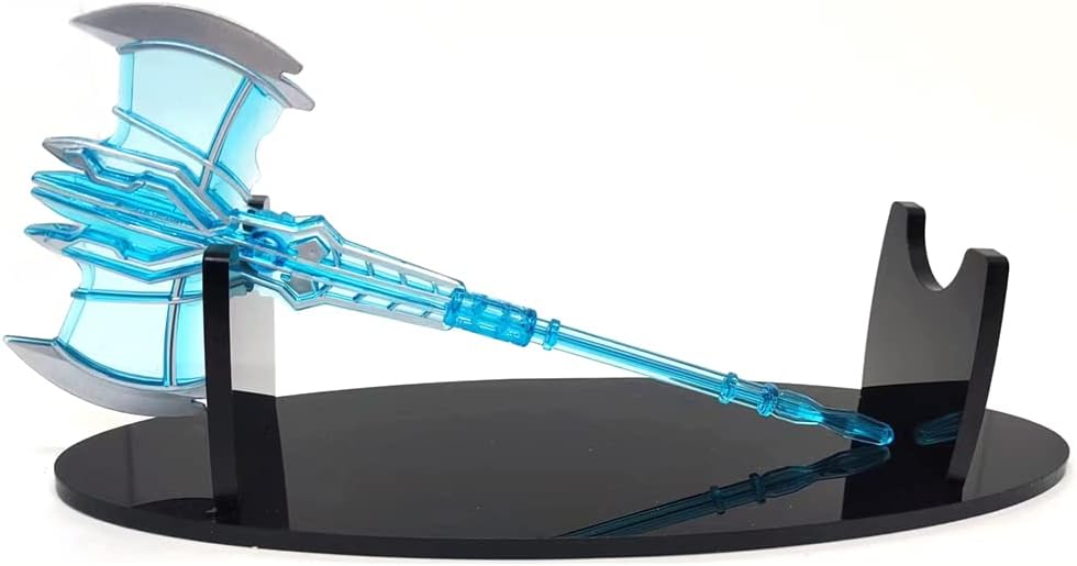 Coret Soporte para espada pequeña para cuchillo samurái, soporte de espada de sable de luz, soporte de acrílico decorativo de escritorio para
