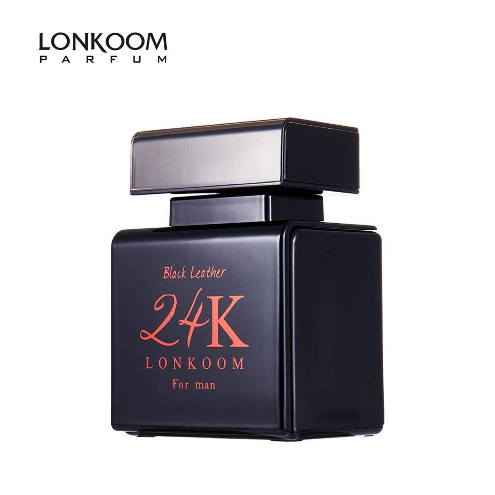 Piel negra de 24 quilates  Fragancia para hombres  Aroma de cuero sofisticado  Notas de perfume de azafrán, frambuesa, tomillo, jazmín, gamuza,