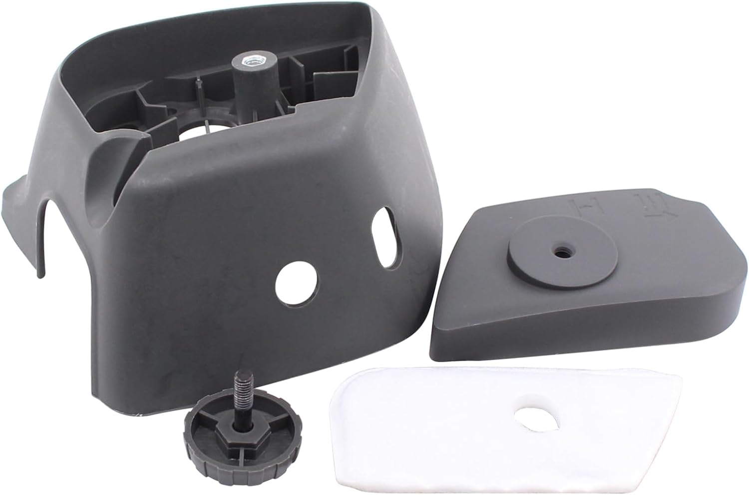 ApplianPar Kit de perilla de cubierta de filtro de aire para Husqvarna 125R 125RJ 128C 128L 128LD 128LDX 128R 128RJ cortador de cuerdas