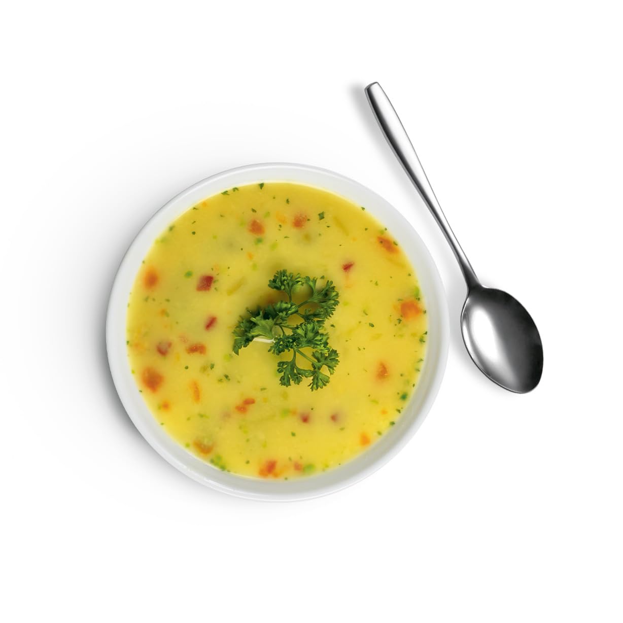 HMR Mezcla cremosa de sopa de pollo  Almuerzo o cena instantánea para apoyar el control de peso  Fácil de preparar  0.55 onzas de proteína
