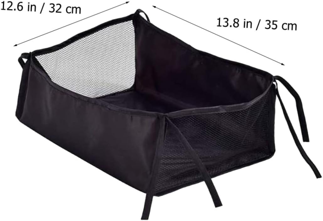 jojofuny Cesta inferior para cochecito de bebé, bolsa de guardería, accesorios para juguetes, pañales, necesidades del bebé