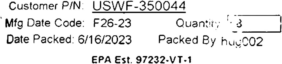 602810-102 Combo de lámpara UV de repuestofunda  Compatible con los sistemas UV VIQUA CC4DD+D4D4  Fabricado en los Estados Unidos US Water Filters