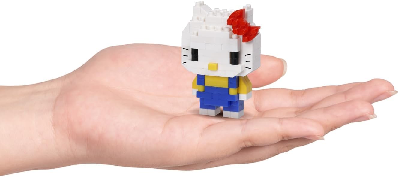 nanoblock – Sanrio – Hello Kitty ver. 2, kit de construcción de la serie de colección de personajes