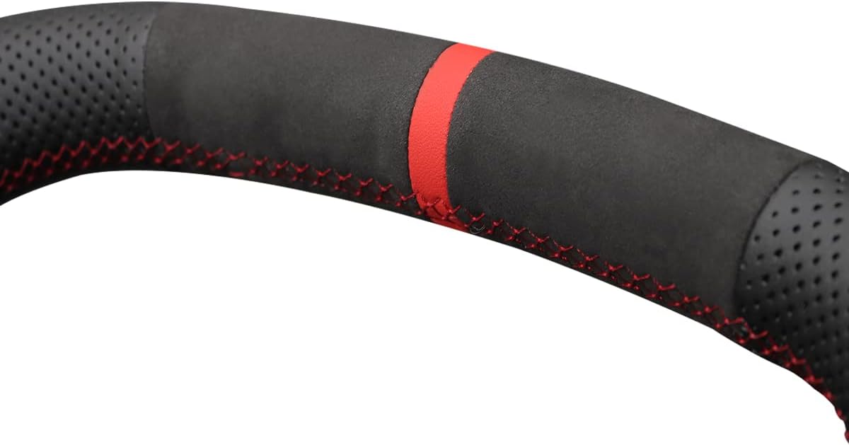 MEWANT Fundas para volante de automóvil para Chevrolet Corvette (C8) 2020-2023 Z06 para Corvette Stingray cosido a mano