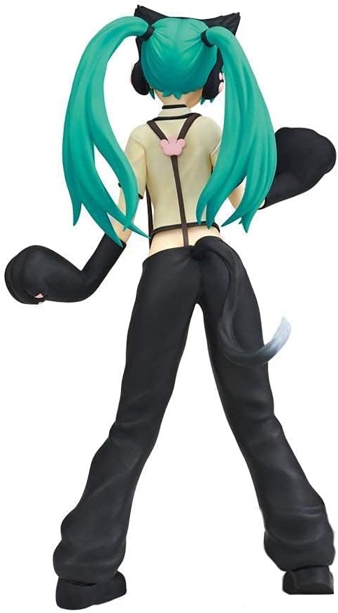 Sega Project Diva Arcade Future Tone Hatsune Miku Figura de acción superprémium Nyanko, 9″