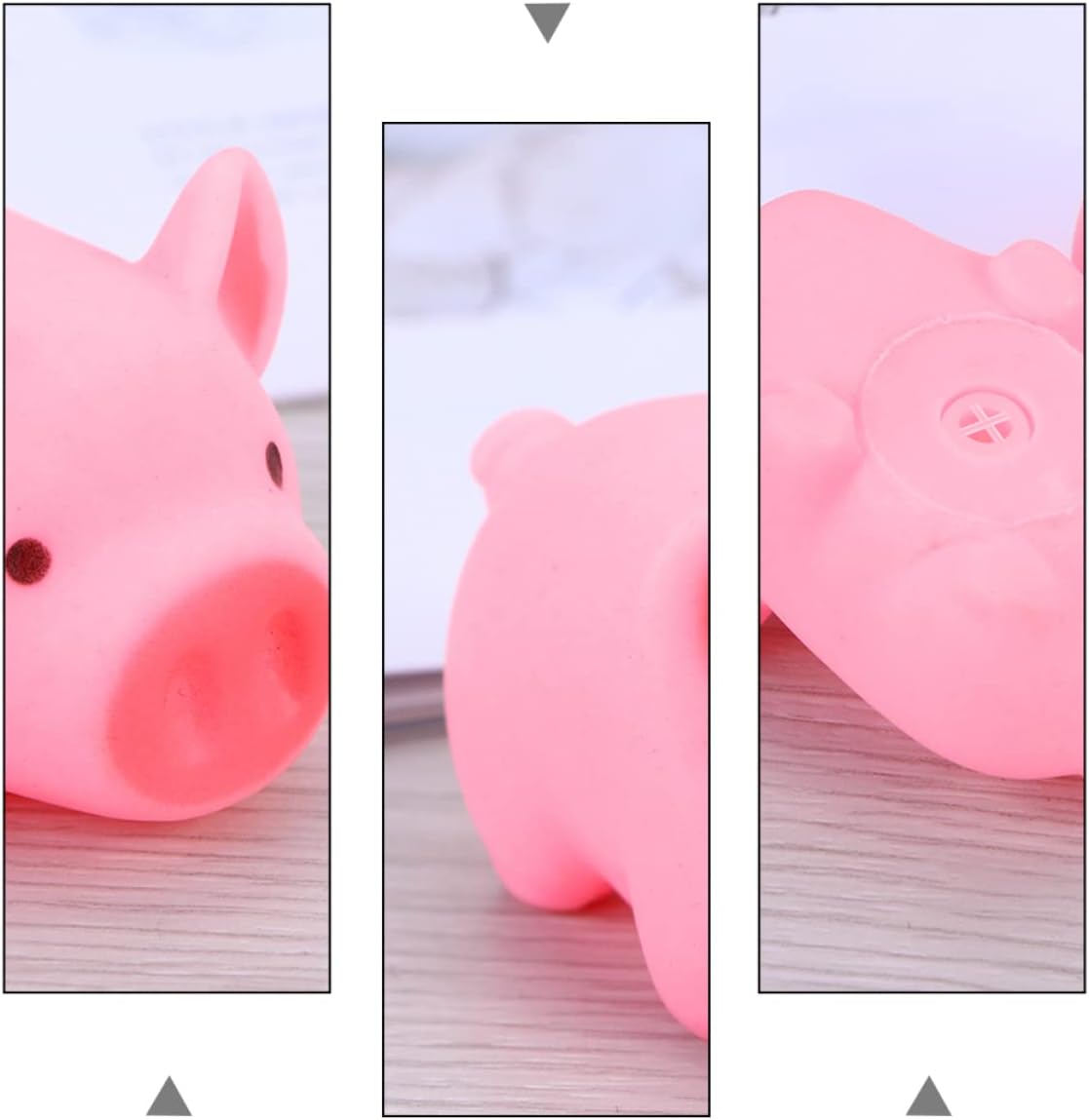 TOYANDONA 20pcs Mini Squeaky Pig Perro Juguete Chirriante Cerdo Juguete De Goma Perro Juguete Cerdo De Juguete De Cerdo