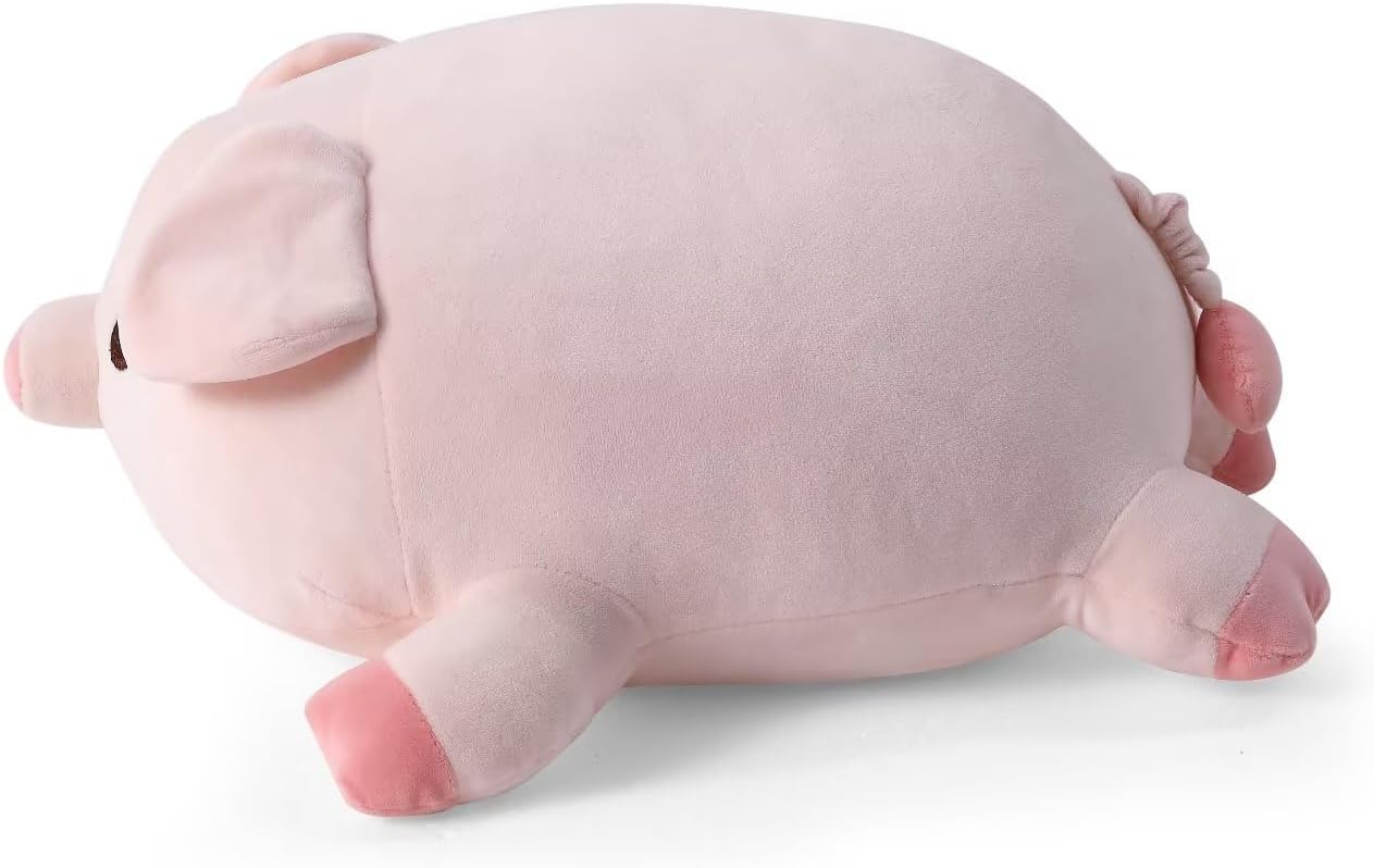 Animal de peluche con peso de 19.6 pulgadas, lindo juguete de peluche con peso de cerdo para niños y adultos, regalo de ansiedad, almohada de