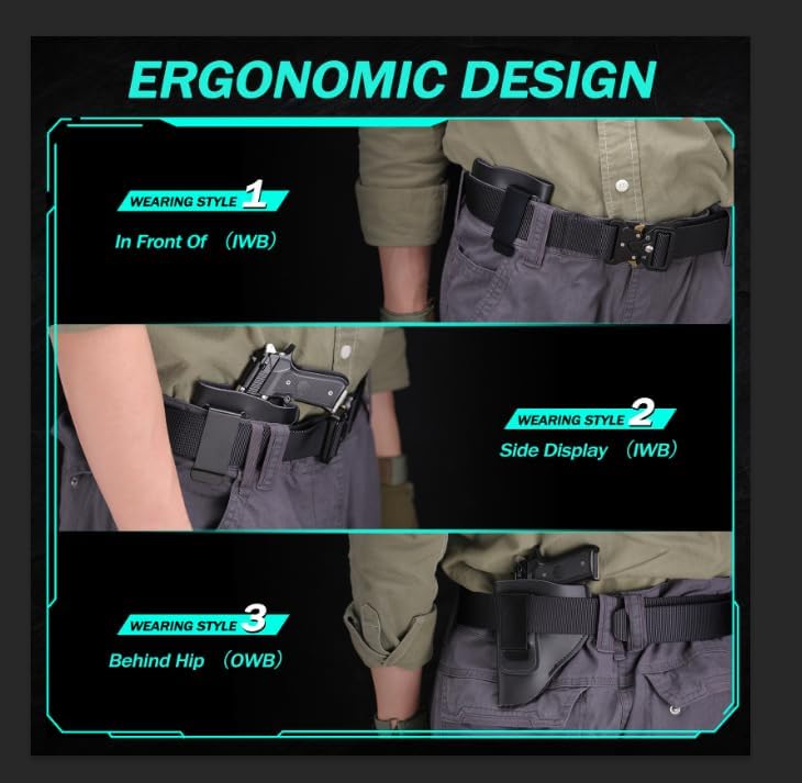 CyberDyer Ultimate IWB Funda de piel para mano derecha para cinturones se adapta a la mayoría de partes J Frame 38 Revólver Ruger LCR Smith y Wesson