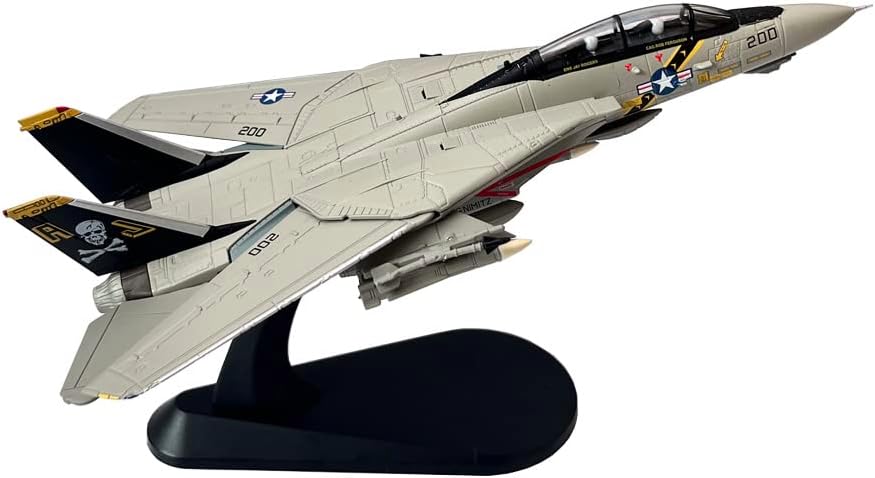 Grumman F-14 F-14A F-14B F-14D Tomcat Fighter Aviones de combate de metal militar fundido a presión modelo de avión de metal (F-14A)
