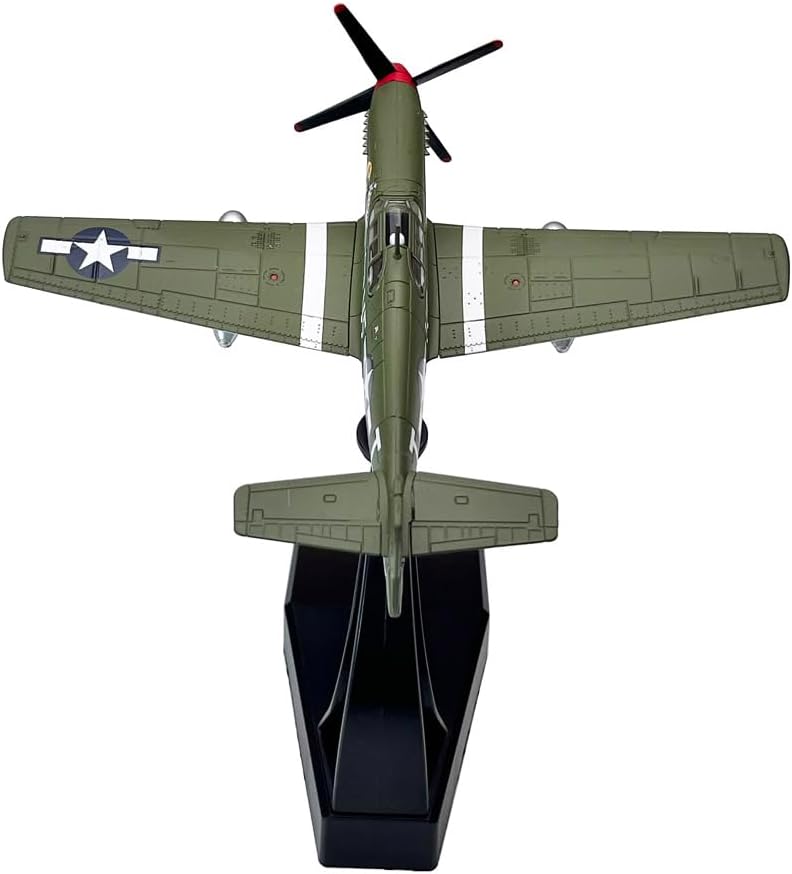 172 Escala US P51 P-51 Mustang Fighter Avión Metal Militar Avión Juguete Modelo Modelo Colección Regalo