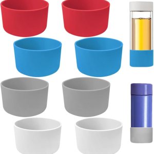DanziX Funda protectora de silicona compatible con Stanley Quencher de 40 onzas, 30 onzas, 20 onzas, 8 fundas protectoras compatibles con accesorios DanziX Funda protectora de silicona compatible con Stanley Quencher de 40 onzas, 30 onzas, 20 onzas, 8 fundas protectoras compatibles con accesorios