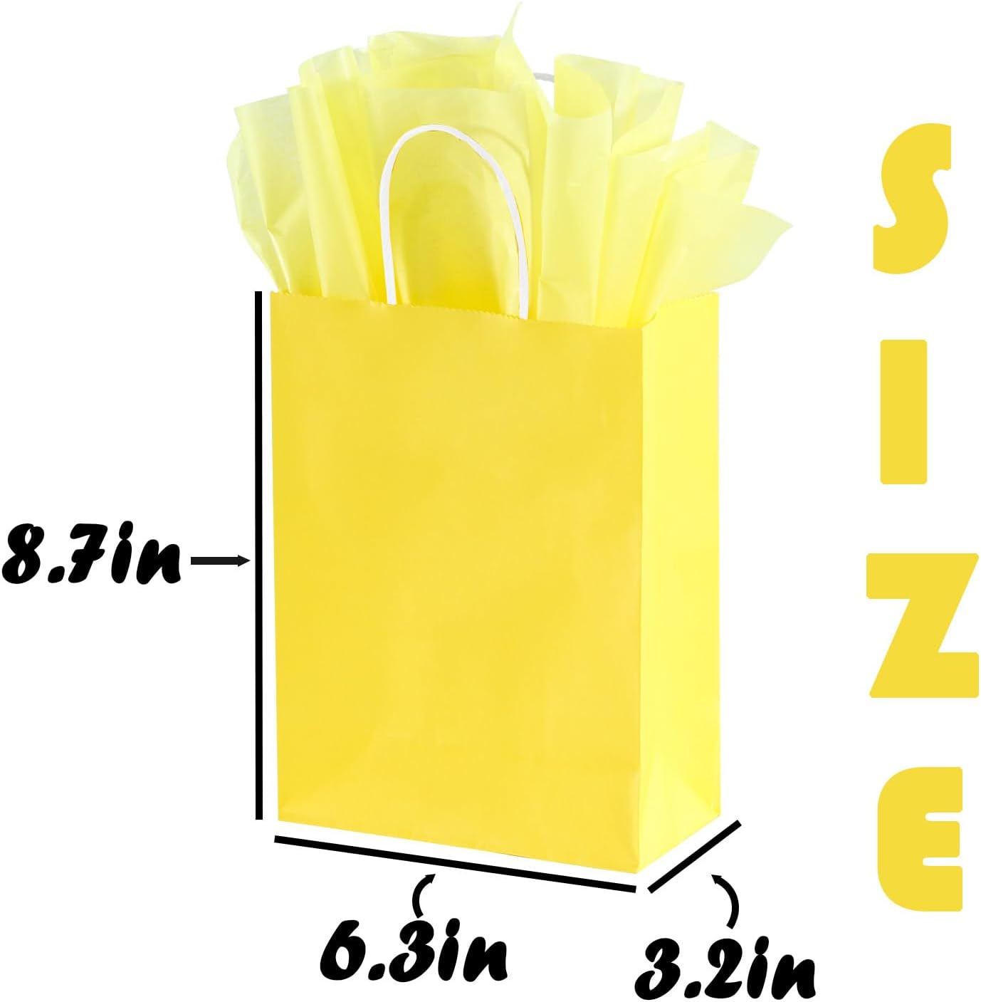BLEWINDZ 24 bolsas de regalo pequeñas con pañuelos, bolsas de regalo de fiesta para niños, bolsas de regalo arcoíris para cumpleaños, baby showers,