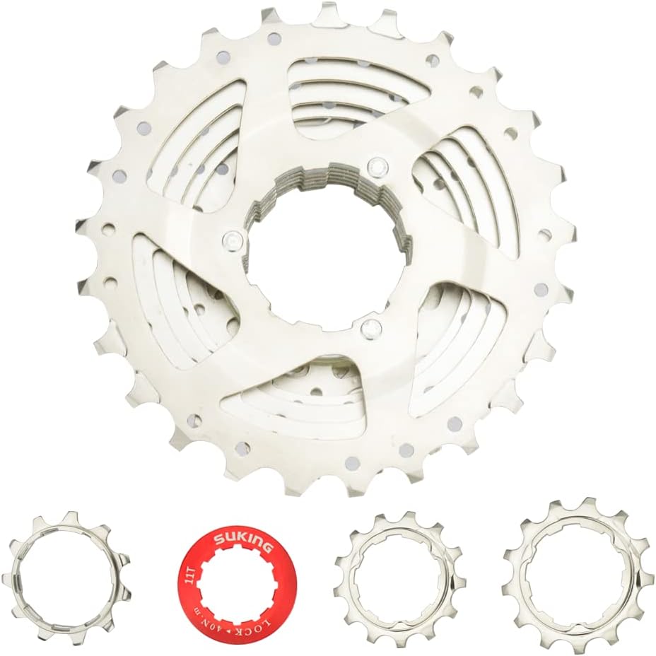CYSKY Casete de 11 velocidades 11-25T11-28T11-32T11-36T11-40T11-42T11-46T11-50T Compatible con ShimanoSunraceSram Bike Freewheel, apto para