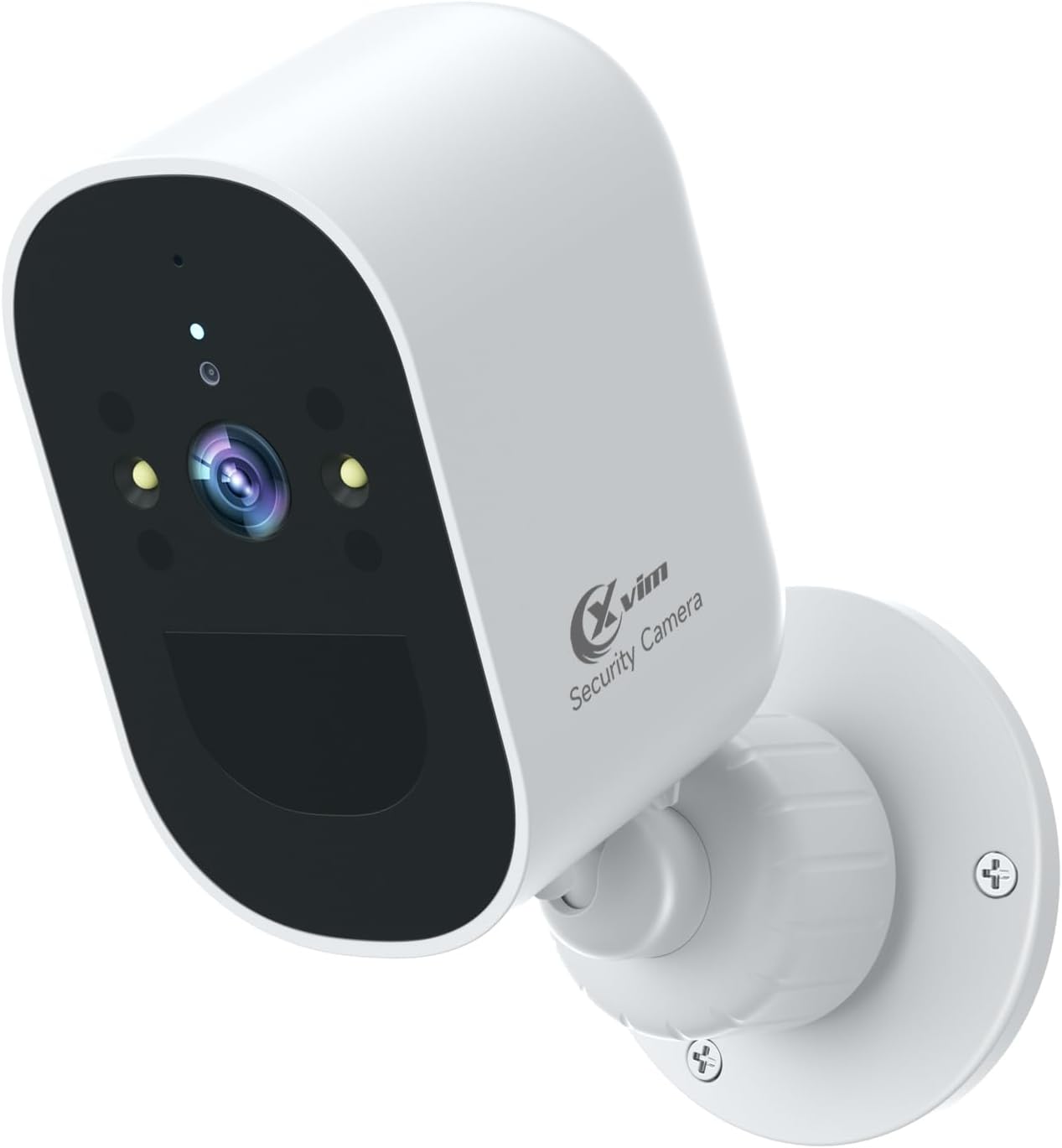 XVIM Cámara de seguridad inalámbrica de 4 MP para exteriores, cámara de seguridad para el hogar con batería de 2.5 K con visión nocturna de foco,