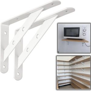 19.7 in 15.7 in 11.8 in 7.9 in 5.9 in Escuadras para Estanterias Fuertes, Soporte Estante Montado Pared para Estanteria Pequeñas, Stands de 19.7 in 15.7 in 11.8 in 7.9 in 5.9 in Escuadras para Estanterias Fuertes, Soporte Estante Montado Pared para Estanteria Pequeñas, Stands de