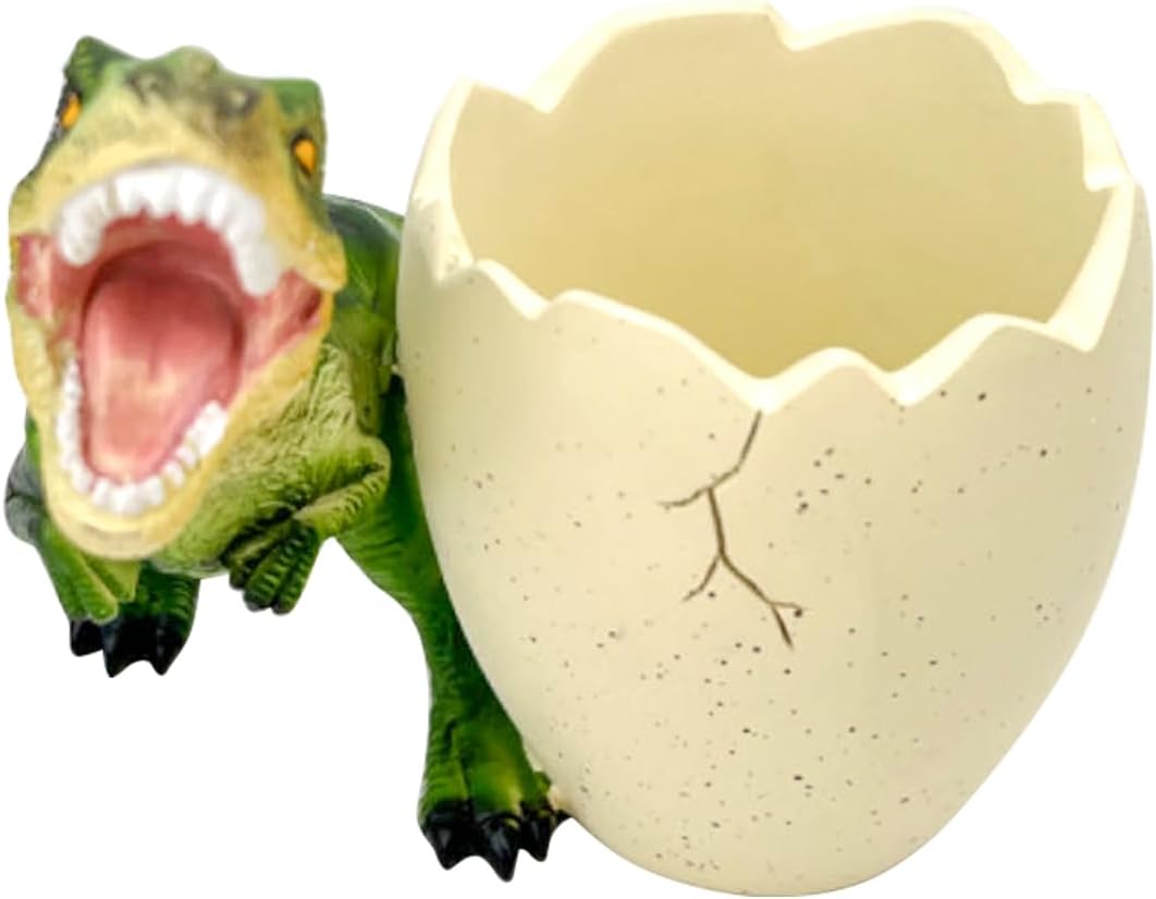 Porta cepillos de dientes de dinosaurio para baños – Lindo soporte para cepillos de dientes de dinosaurio – Soporte para cepillos de dientes y pasta