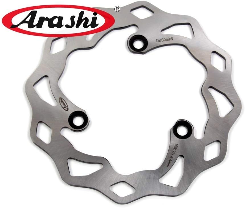 Arashi Rotores de disco de freno delantero y trasero para Kawasaki Ninja 250R 250 R EX250J 2008-2012 Accesorios de repuesto de motocicleta negro