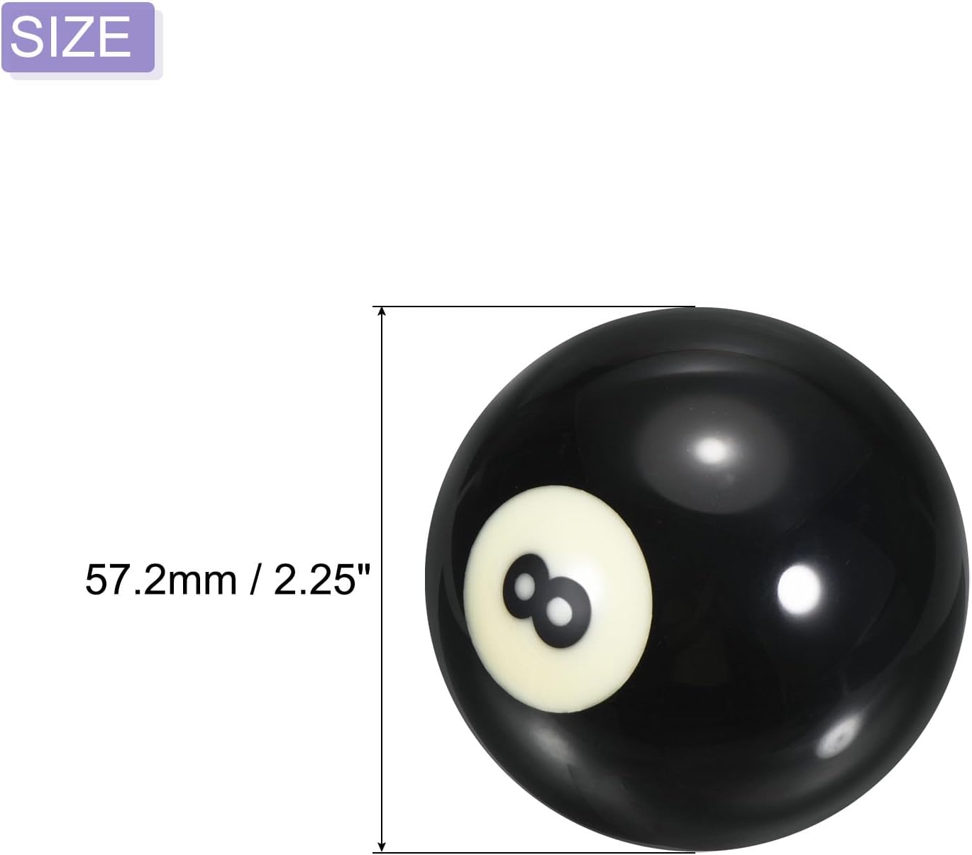 UHATa Juego de bolas de billar Aplicaciones para salas de juegos, bares, entrenamiento de billar, tamaño reglamentario, 16 bolas profesionales de