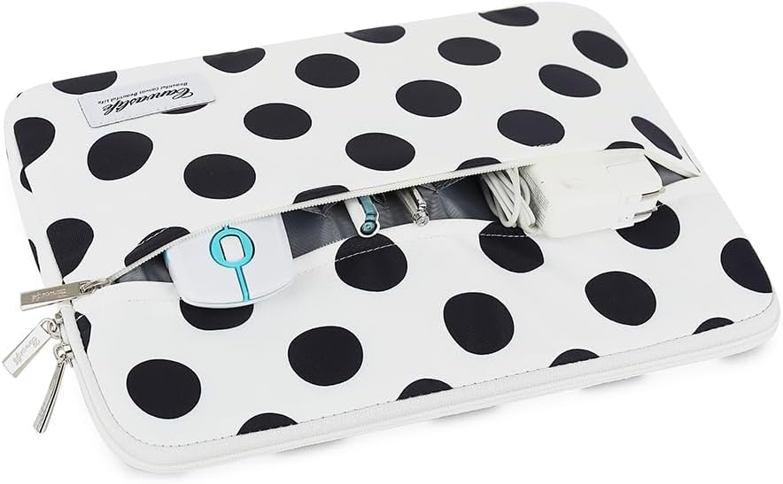 Canvaslife Impermeable Patten Laptop Sleeve 14 pulgadas 14.0 pulgadas Funda para portátil Bolsa (punto negro)