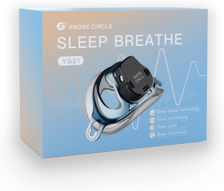 Monitor de respiración del sueño, seguimiento del flujo de aire en tiempo real y análisis de datos del sueño para mejorar el sueño, monitorear la