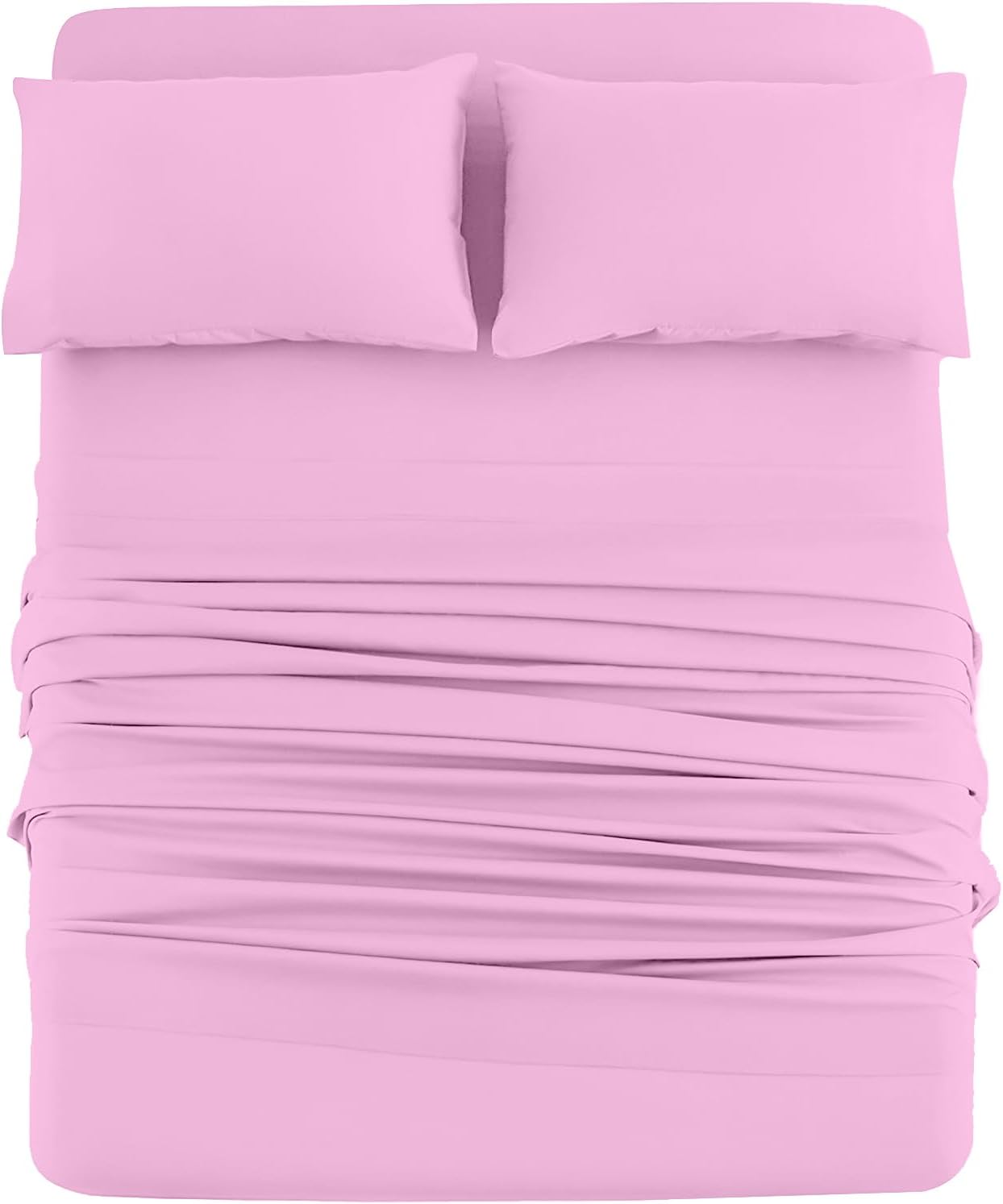 DAN RIVER Juego de sábanas de jersey tamaño matrimonial, sábanas de lujo 100% algodón jaspeado, sábanas de camiseta, ropa de cama para todas las