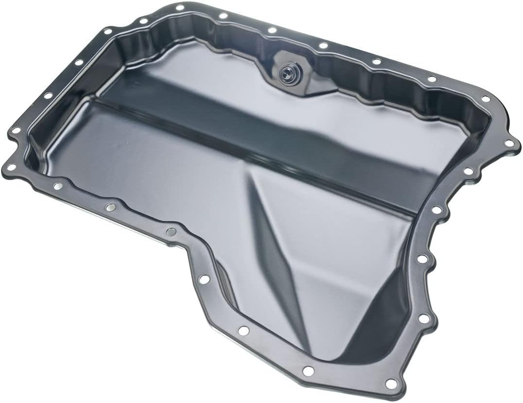 Cárter de aceite de motor inferior con tapón de drenaje, cárter de aceite 264-346 para Volkswagen Jetta 2005-2018 Passat 2012-2018 Golf Cabrio Bora