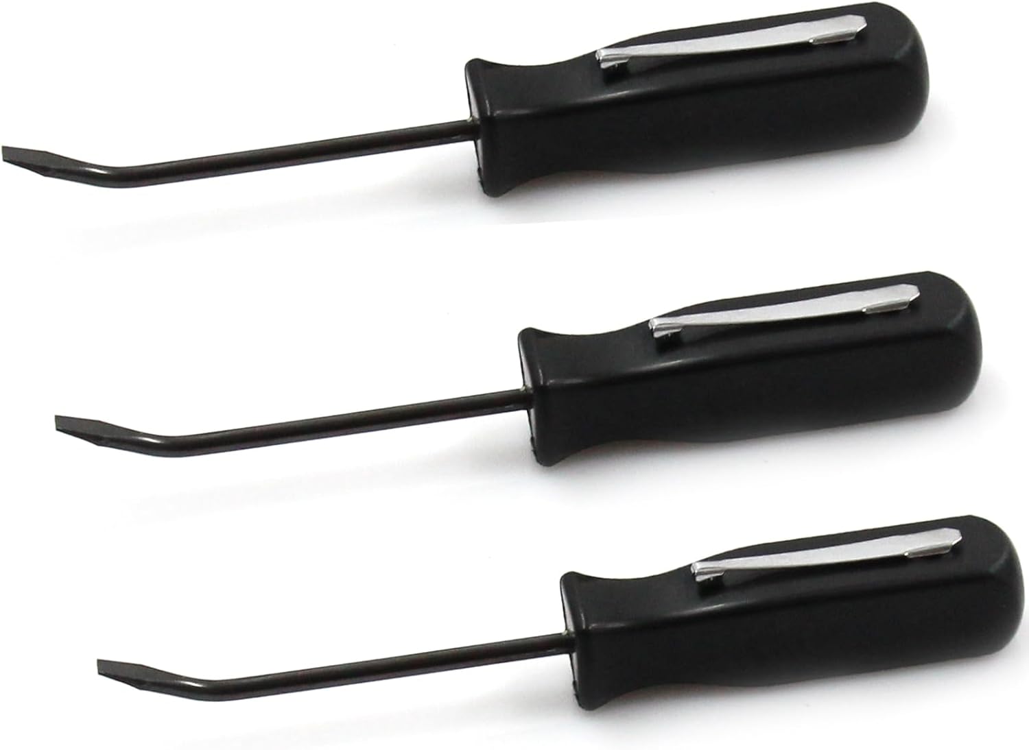 Multifunción Mini Pocket Pry Bar con Clip de Bolsillo 4.5 “Longitud Negro Herramienta de Reparación de Coches 3 Unids