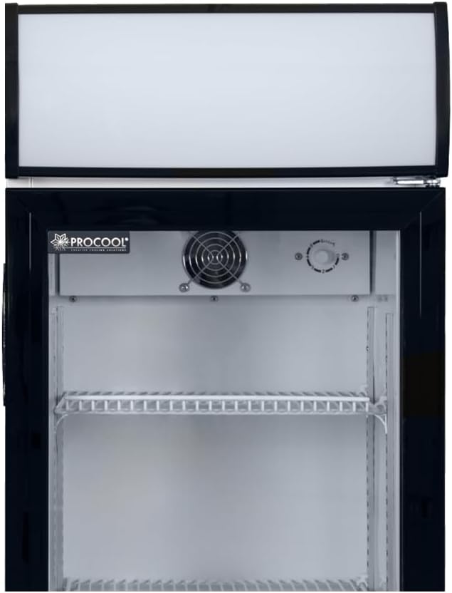Procool Refrigerador de bebidas para encimera de refrigeración, refrigerador comercial 2.8 pies cúbicos.
