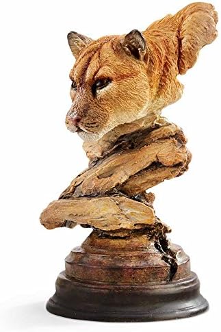 Wild Wings Catamount – Escultura Cougar por Stephen Herrero