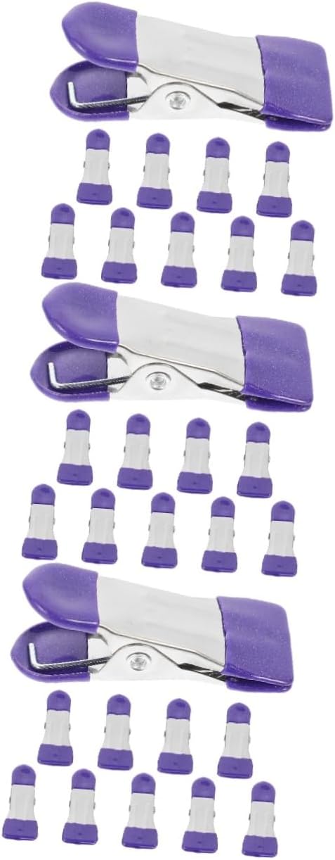 NOLITOY 30 pinzas para ropa, pinzas de piscina, pinzas para sillas de playa, clips para toallas, perchas de metal, pasadores de ropa para