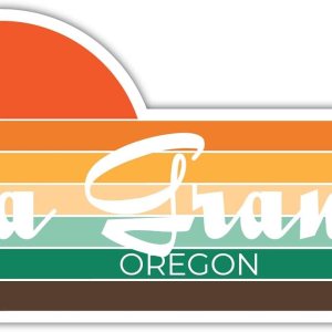 La Grande Oregon – Imán para nevera (4 x 2.25 pulgadas), diseño estético retro vintage de los años 70 La Grande Oregon – Imán para nevera (4 x 2.25 pulgadas), diseño estético retro vintage de los años 70