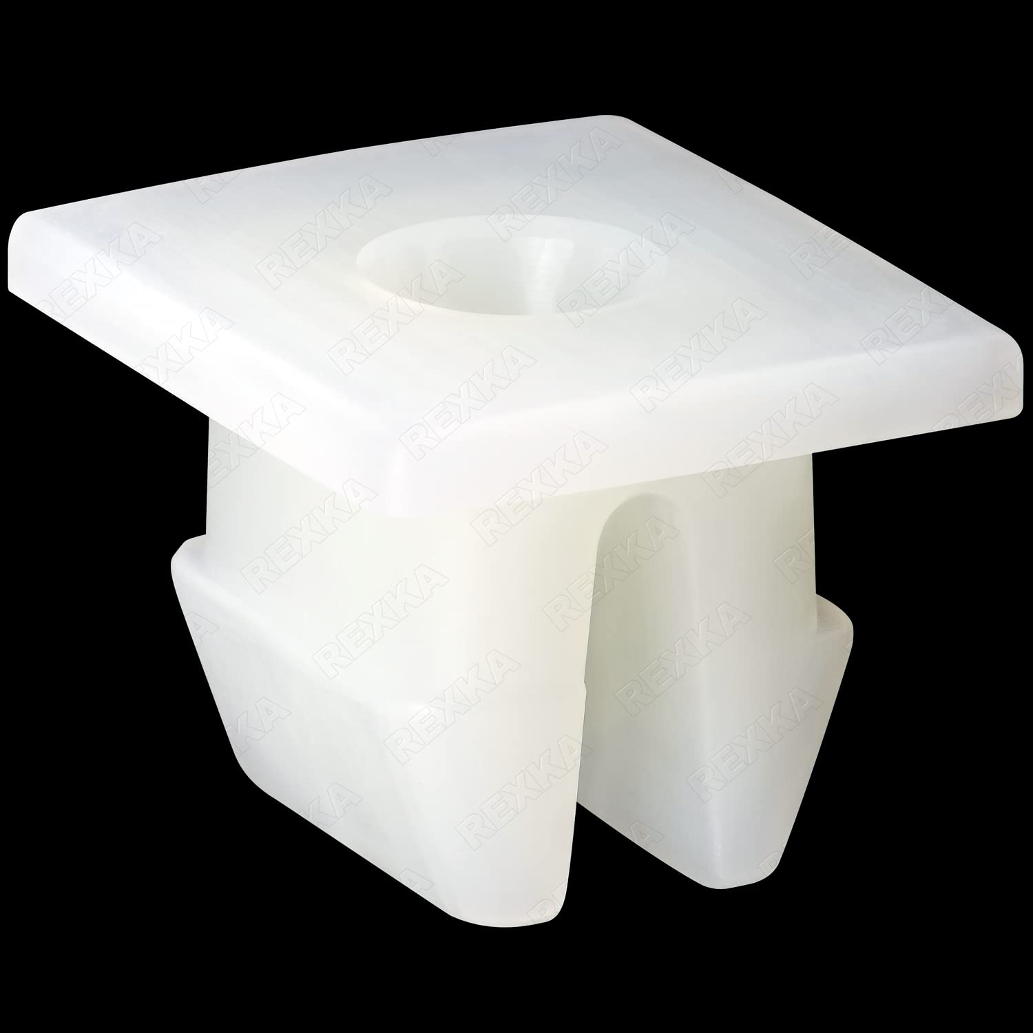 Rexka 40 unids Soporte de parachoques delantero Splash Shield debajo de la cubierta Nylon Tuerca Ojal M5.5 Tornillo 90189-06193 para Toyota Lexus