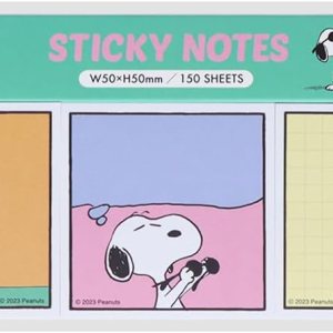 Sun-Star Stationery S2840227 Snoopy Sticky Notes, Memo Pad, Joe Cool Sun-Star Stationery S2840227 Snoopy Sticky Notes, Memo Pad, Joe Cool