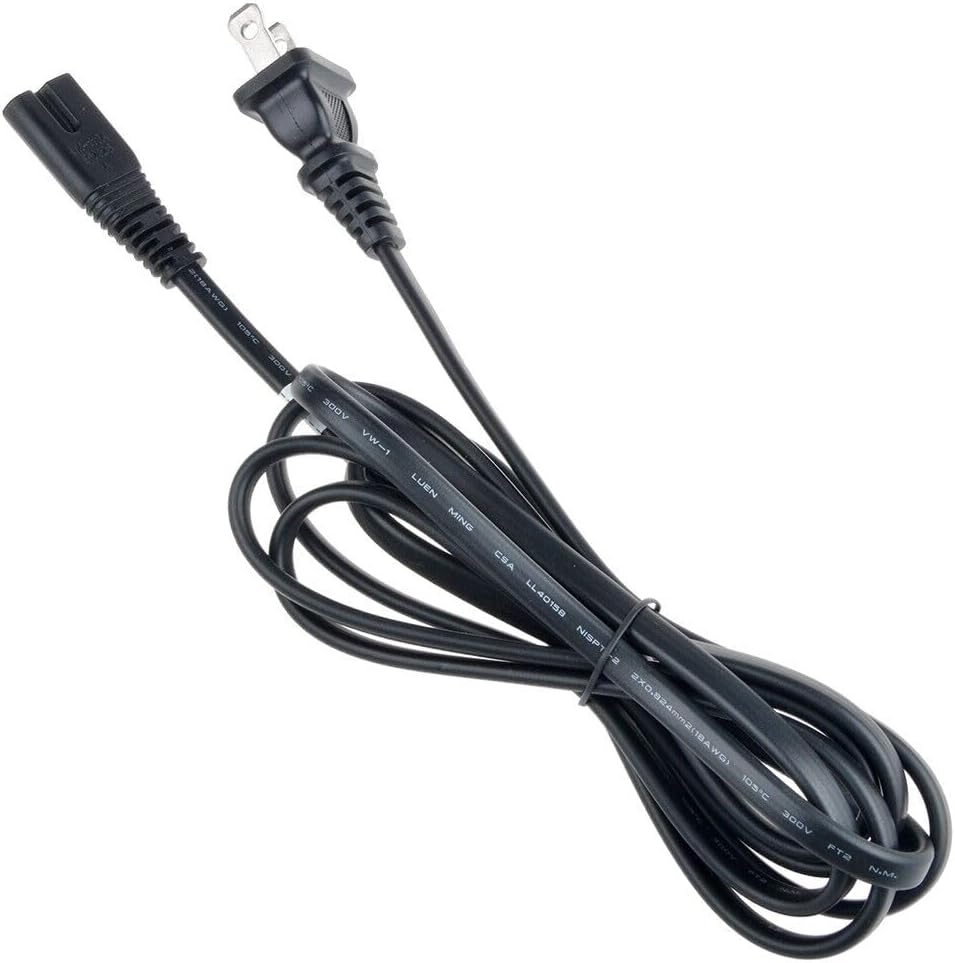 Marg Cable de alimentación de CA enchufe para Sony CFD-Z135 CFD-S550 CFDS550 CFD-ZW150 CFD-Z110 CFDZ110 CFDZW155 CFDZW160 CFD-ZW165 AM-FM