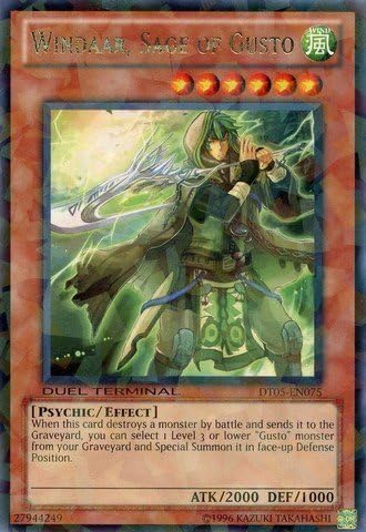 Yu-Gi-Oh! – Windaar, Sage of Gusto (DT05-EN075) – Terminal de Duelo 5-1 Edición – Raro