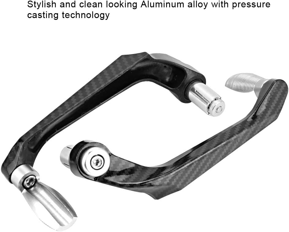 KIMISS Universal 78 in 22mm CNC aluminio manillar freno embrague palanca de mano protector para motocicleta, motocicleta, scooters, coches