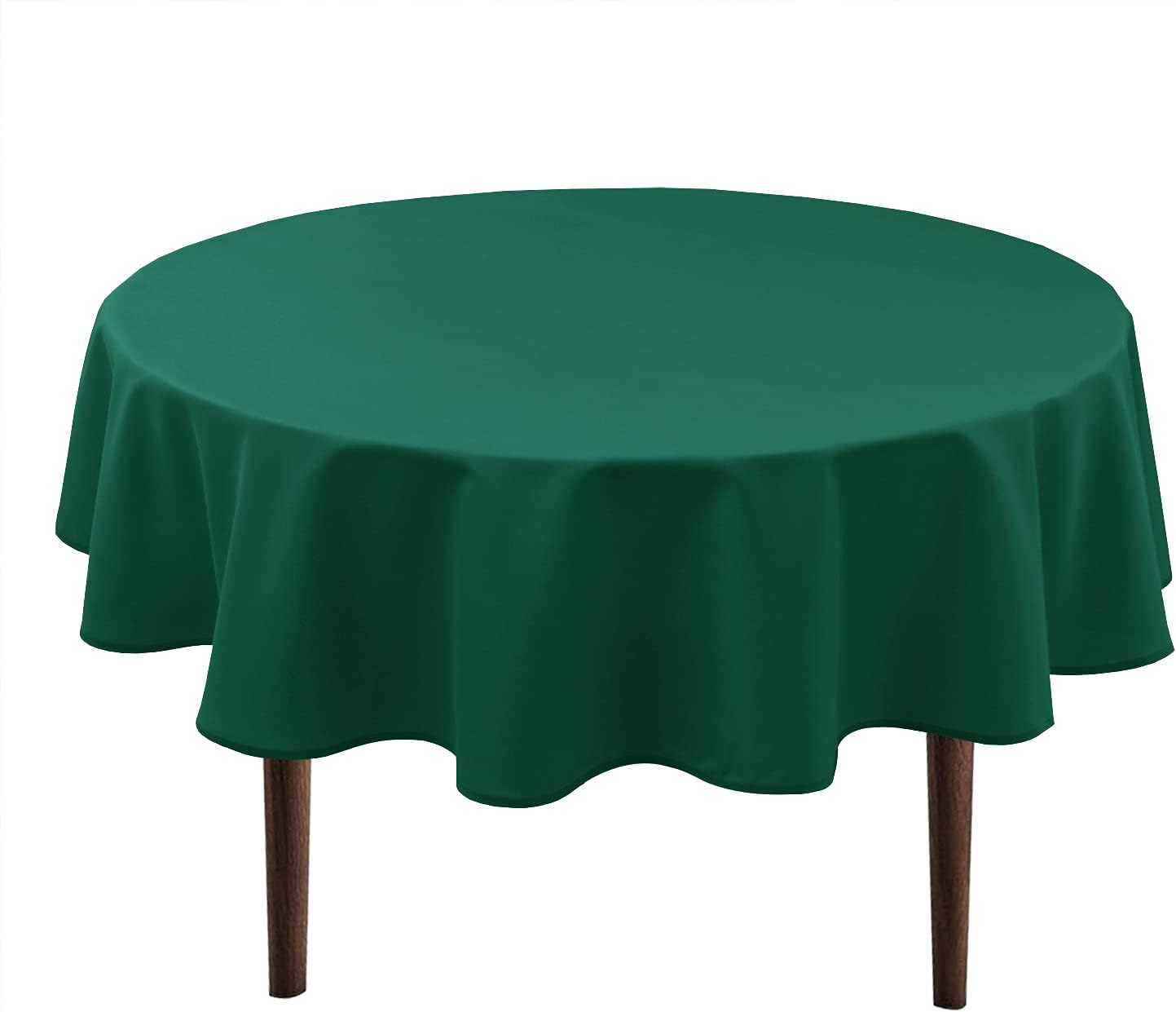 Hiasan Mantel redondo de 60 pulgadas  Mantel de tela de poliéster impermeable resistente a las manchas a prueba de derrames, para comedor, cocina,