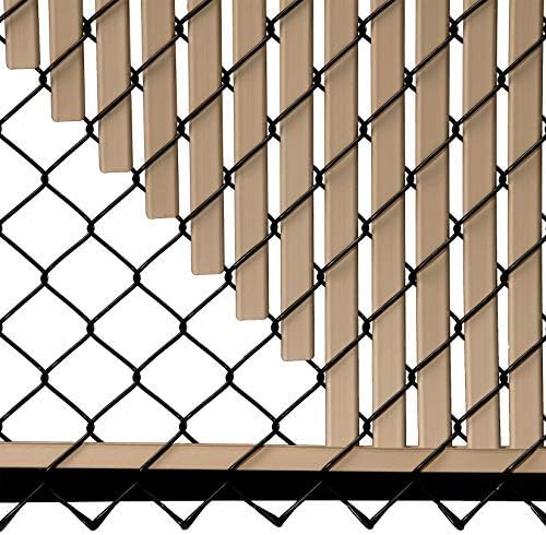 Láminas de doble pared para insertar en vallas de reja para mayor privacidad para vallas de 3, 4, 5, 6, 7 y 8 pies de altura.