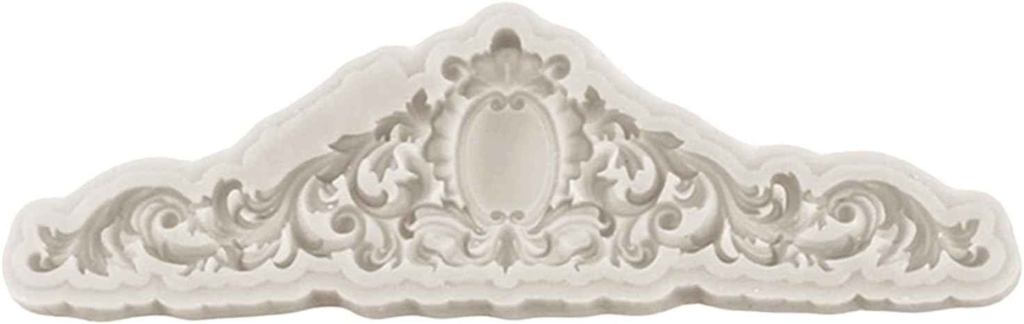 Molde de silicona para fondant de encaje de estilo barroco, molde de filigrana para decoración de pasteles, decoración de cupcakes, caramelo y